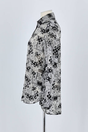 Chemise The Kooples Gris en Polyester