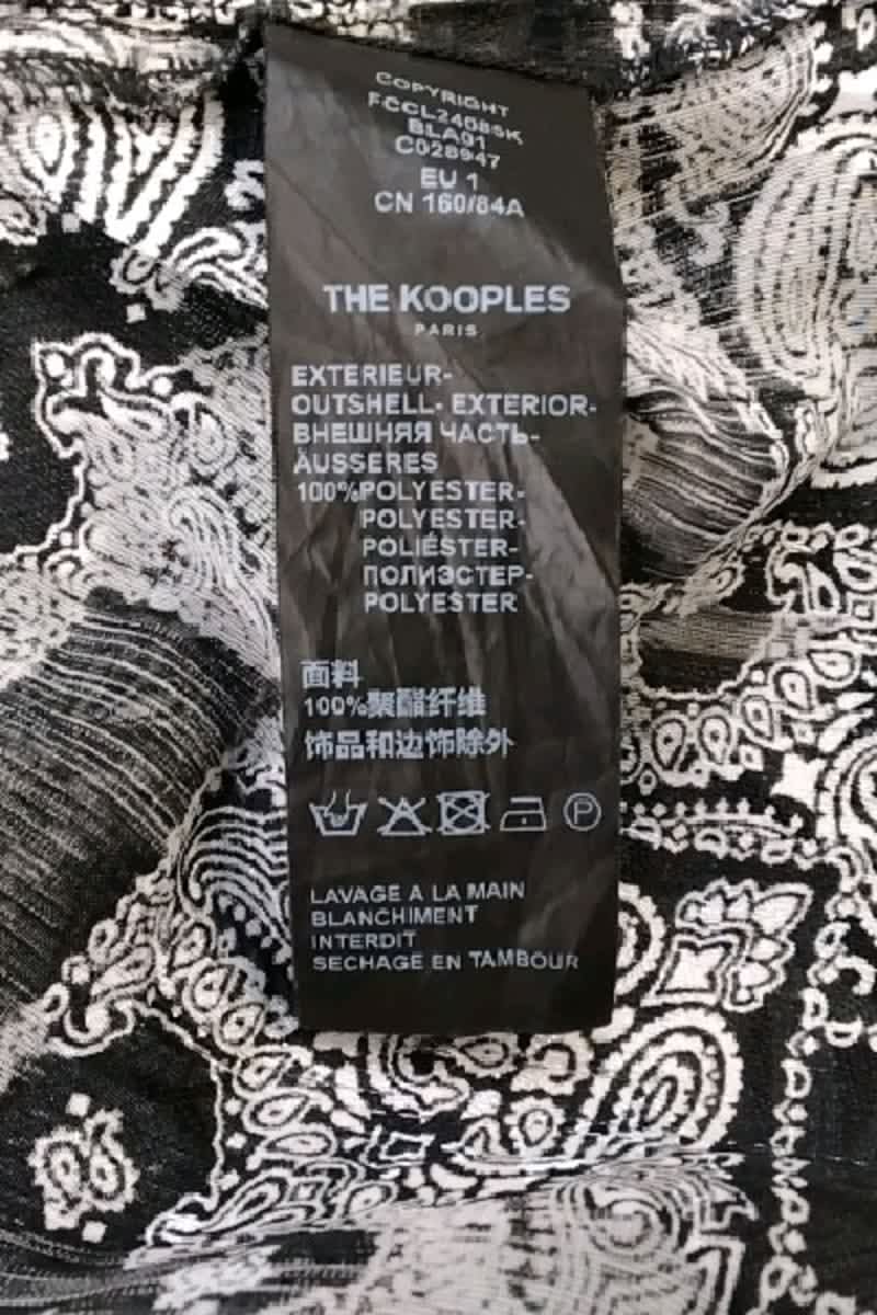 Chemise The Kooples Gris en Polyester