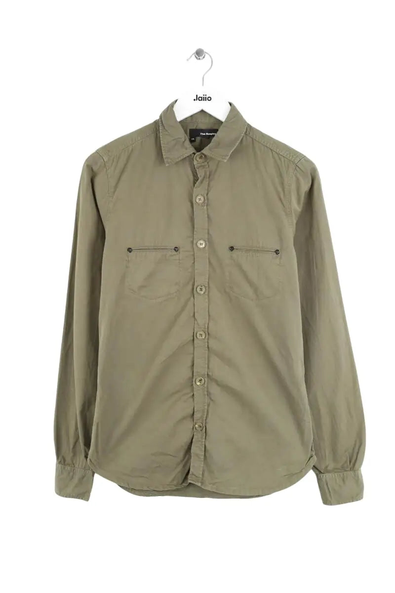 Chemise The Kooples Kaki en Coton, taille XS - Seconde Main