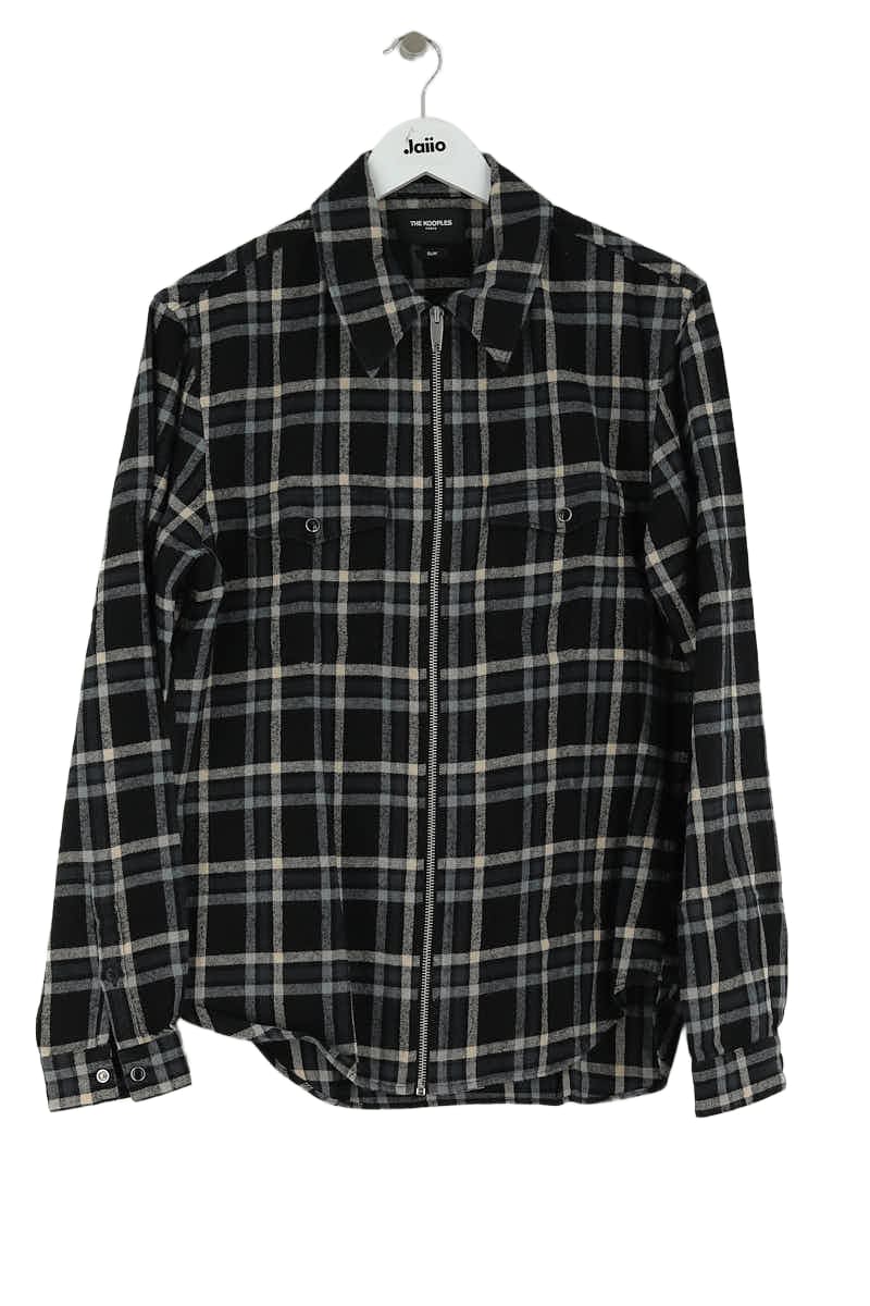 Chemise The Kooples Noir en Coton, taille M - Seconde Main