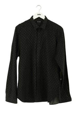 Chemise The Kooples Noir en Coton, taille XL - Seconde Main
