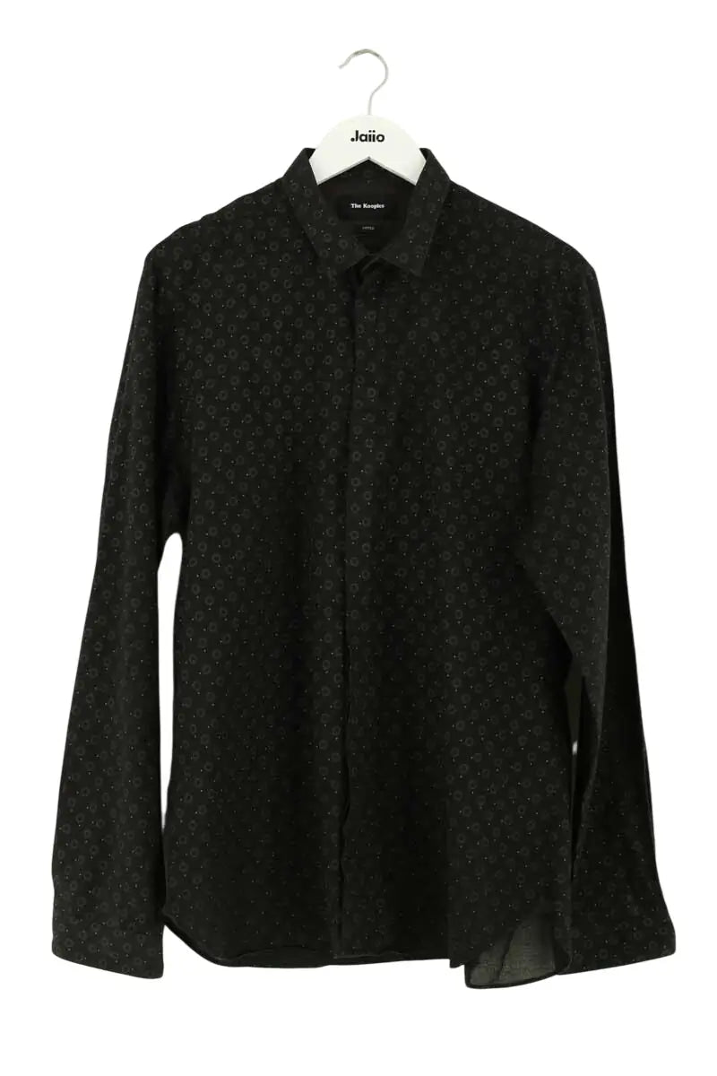 Chemise The Kooples Noir en Coton, taille XL - Seconde Main