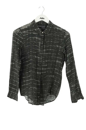 Chemise The Kooples Noir en Coton, taille XS - Seconde Main