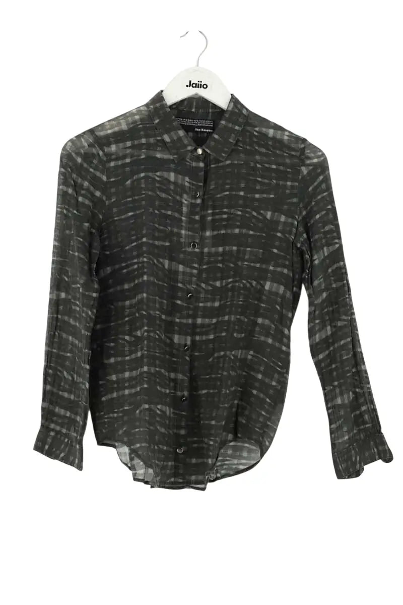 Chemise The Kooples Noir en Coton, taille XS - Seconde Main