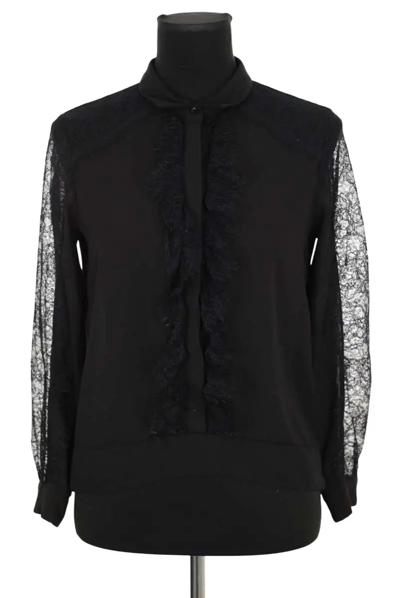 Chemise The Kooples Noir en Polyester, taille S - Seconde Main