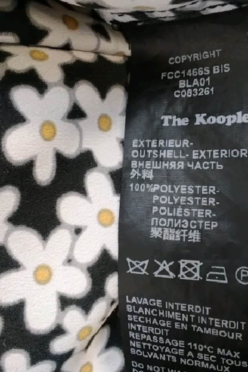 Chemise The Kooples Noir en Polyester