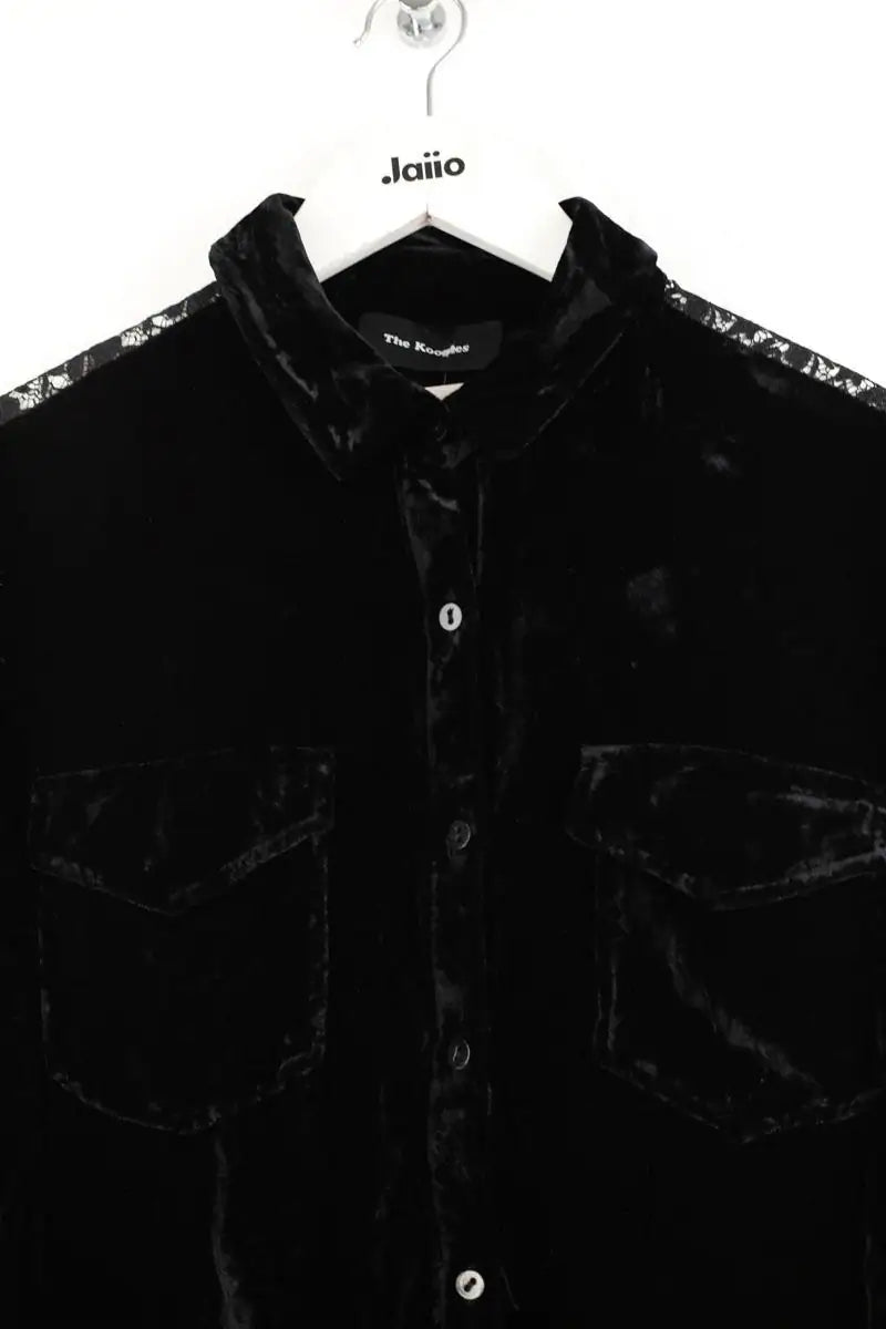 Chemise The Kooples Noir en Velours