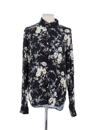 Chemise The Kooples Noir en Viscose, taille M - Seconde Main