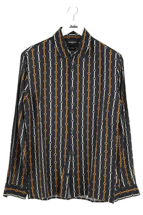 Chemise The Kooples Noir en Viscose, taille XS - Seconde Main