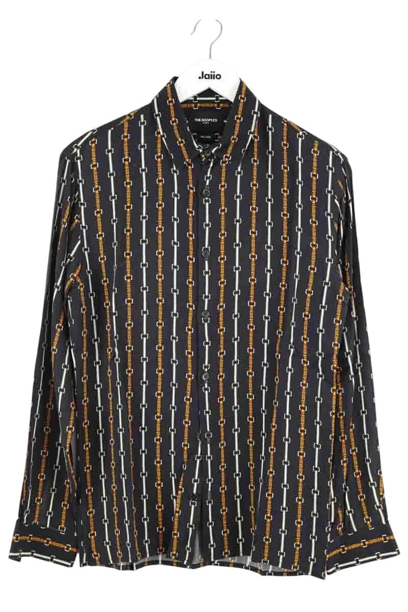 Chemise The Kooples Noir en Viscose, taille XS - Seconde Main