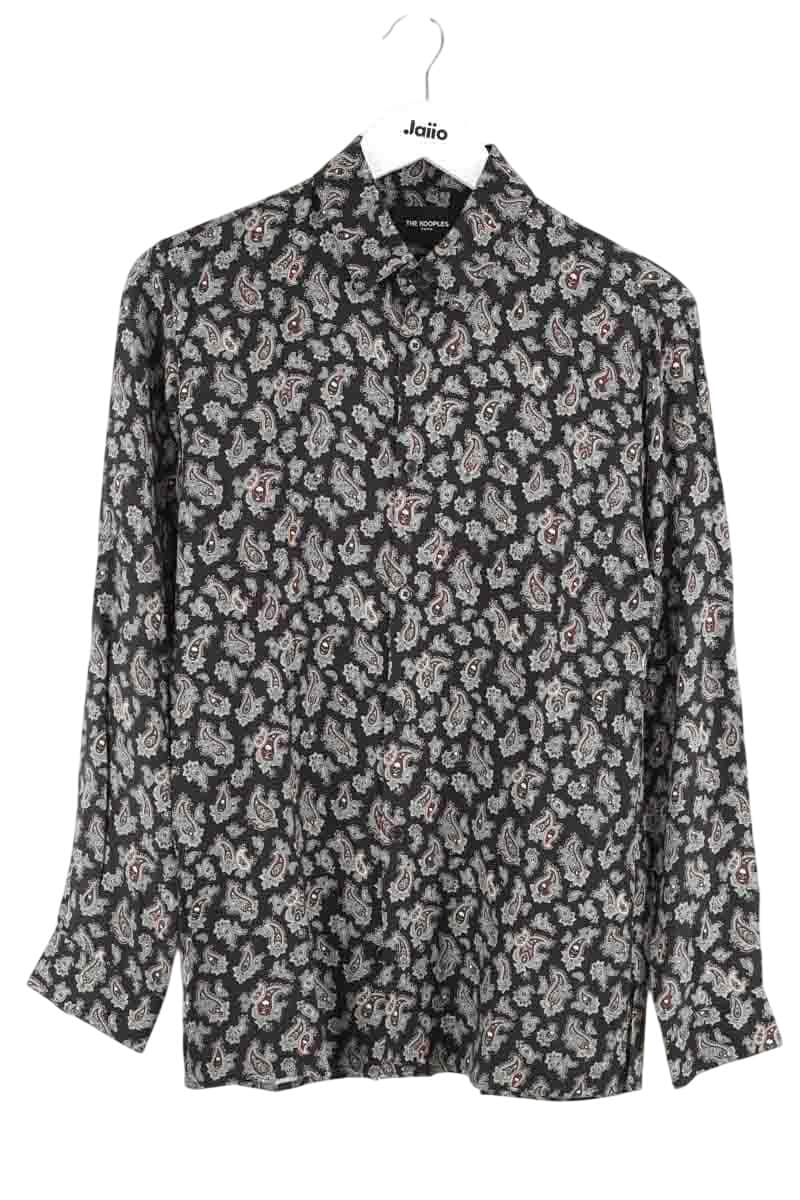 Chemise The Kooples Noir en Viscose, taille XS - Seconde Main