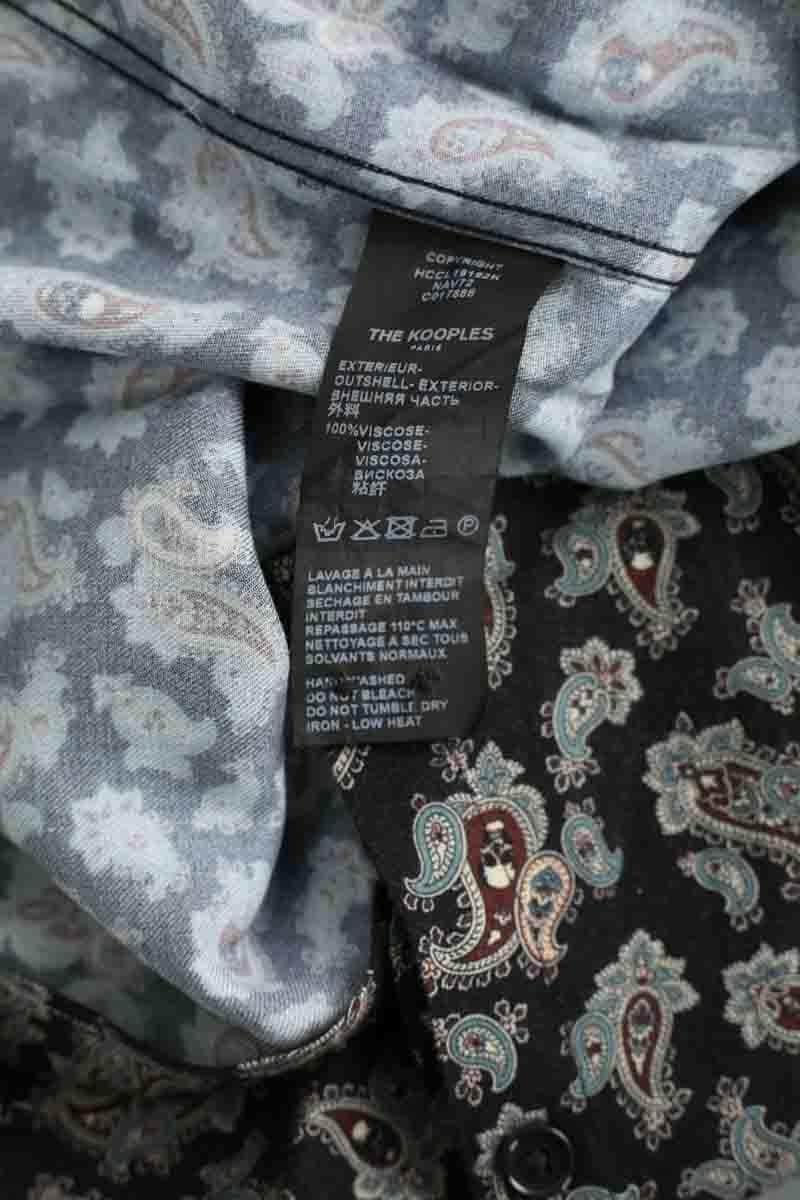 Chemise The Kooples Noir en Viscose