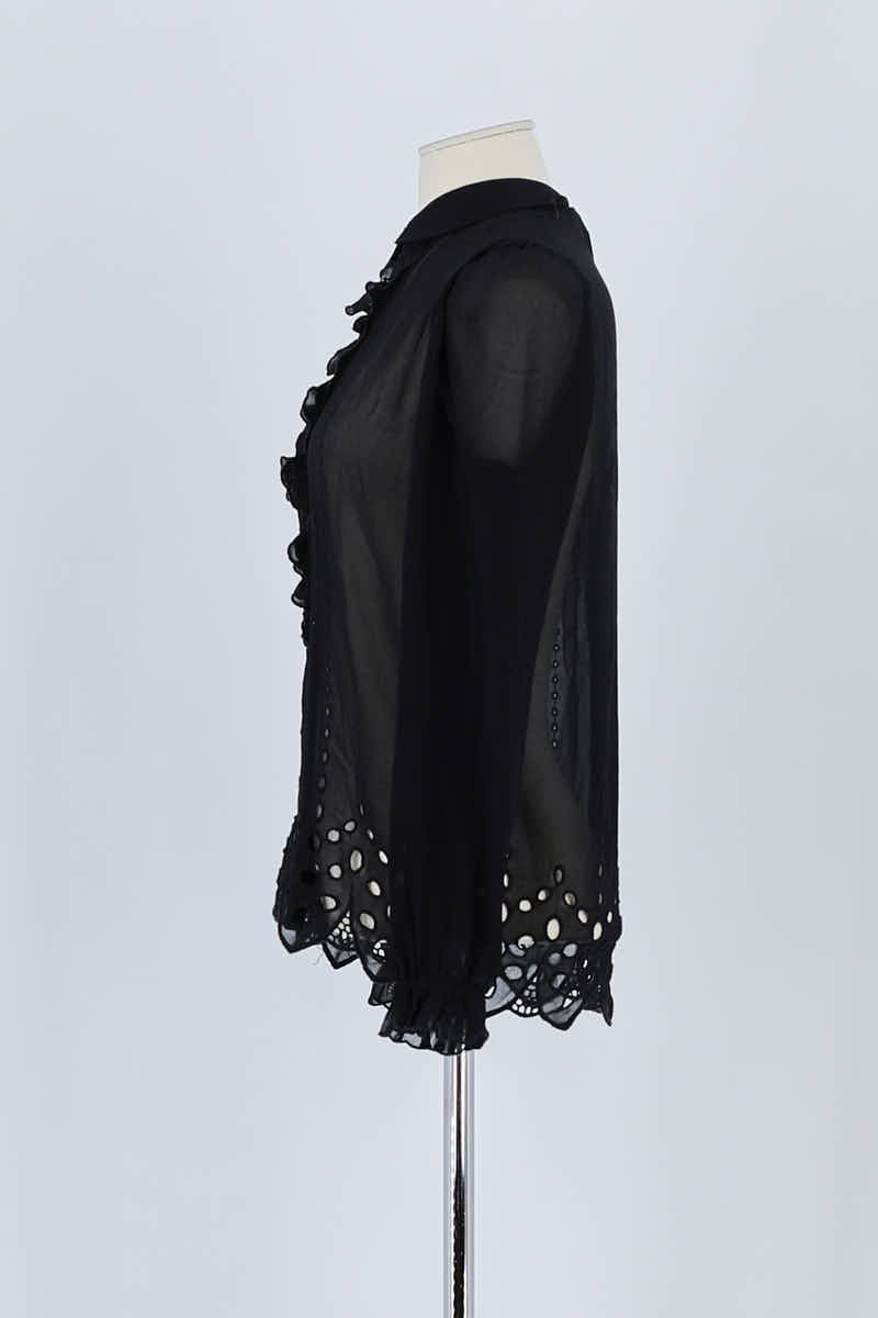 Chemise The Kooples Noir en Viscose
