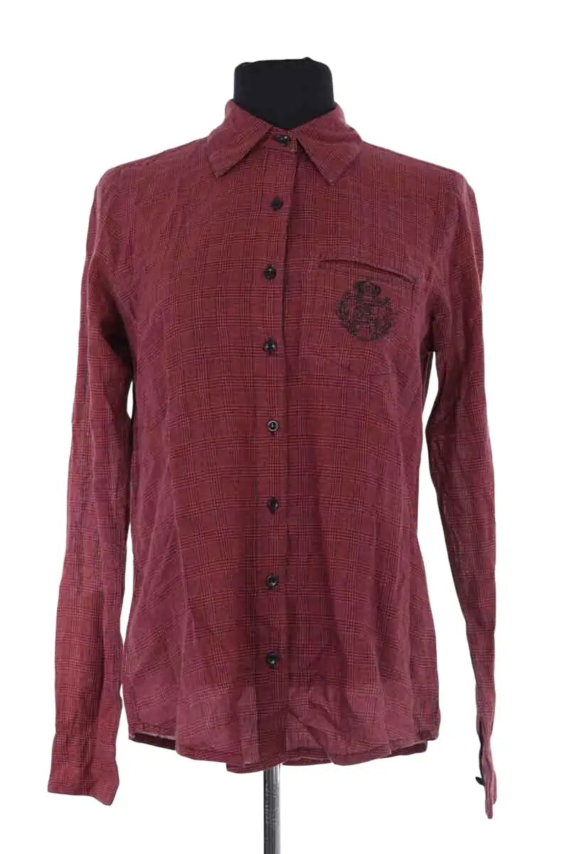 Chemise The Kooples Rouge en Coton, taille M - Seconde Main