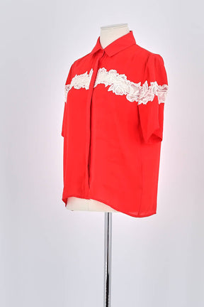 Chemise The Kooples Rouge en Polyester