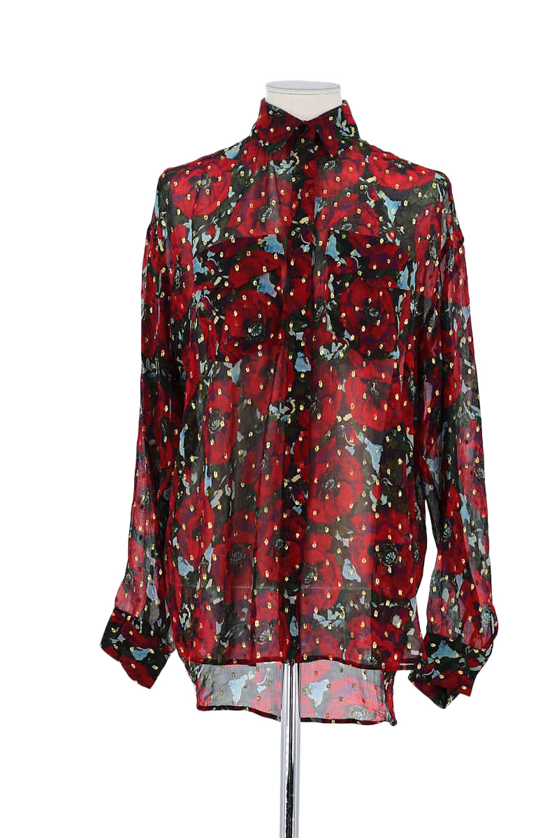 Chemise The Kooples Rouge en Viscose, taille S - Seconde Main