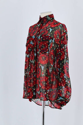 Chemise The Kooples Rouge en Viscose