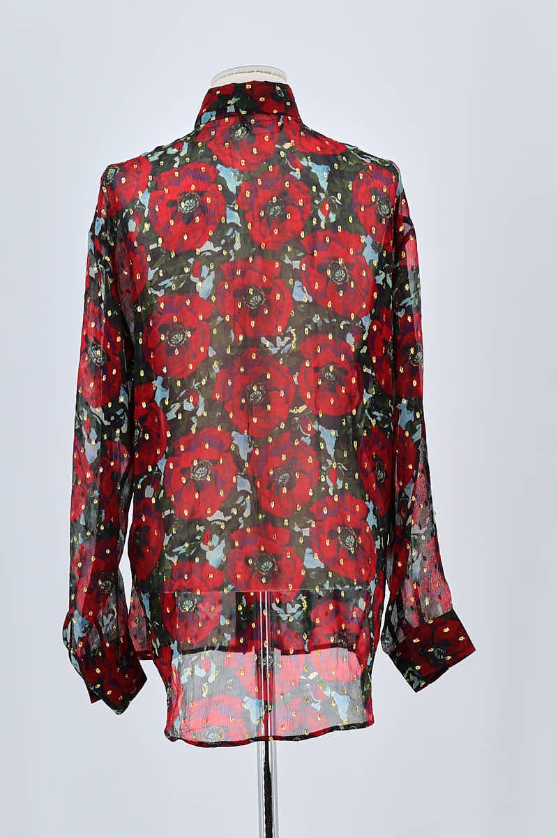 Chemise The Kooples Rouge en Viscose