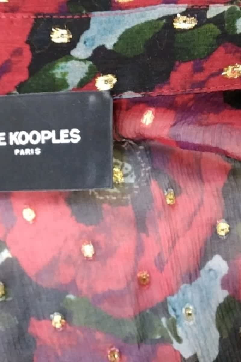 Chemise The Kooples Rouge en Viscose