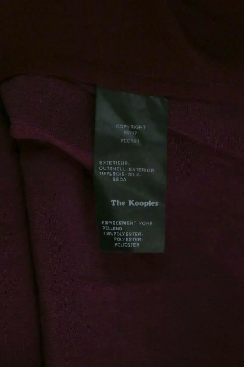 Chemise The Kooples Violet en Synthétique