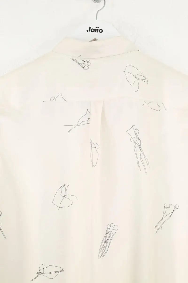 Chemise Theory Blanc en Soie