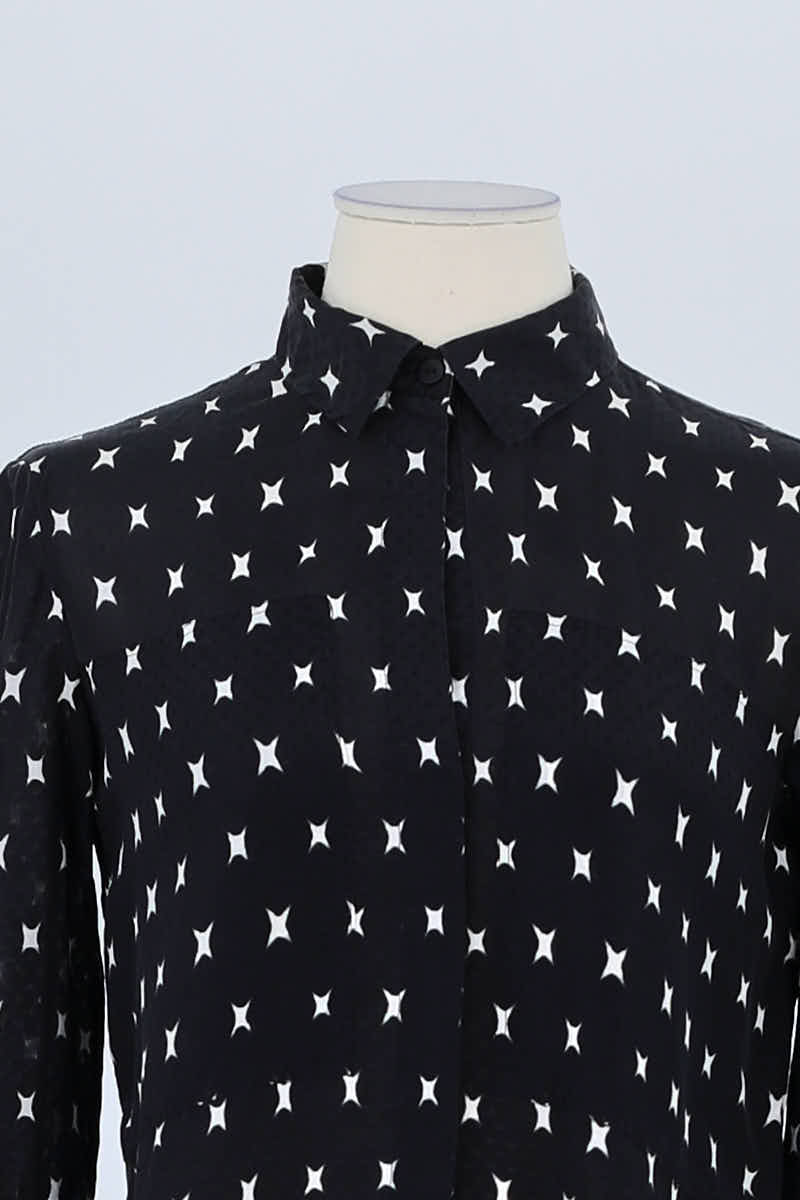 Chemise Theory Noir en Soie