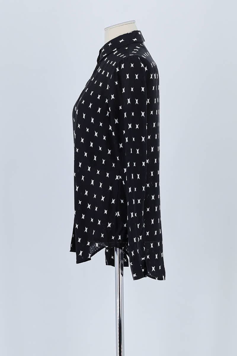 Chemise Theory Noir en Soie