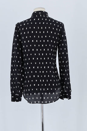Chemise Theory Noir en Soie