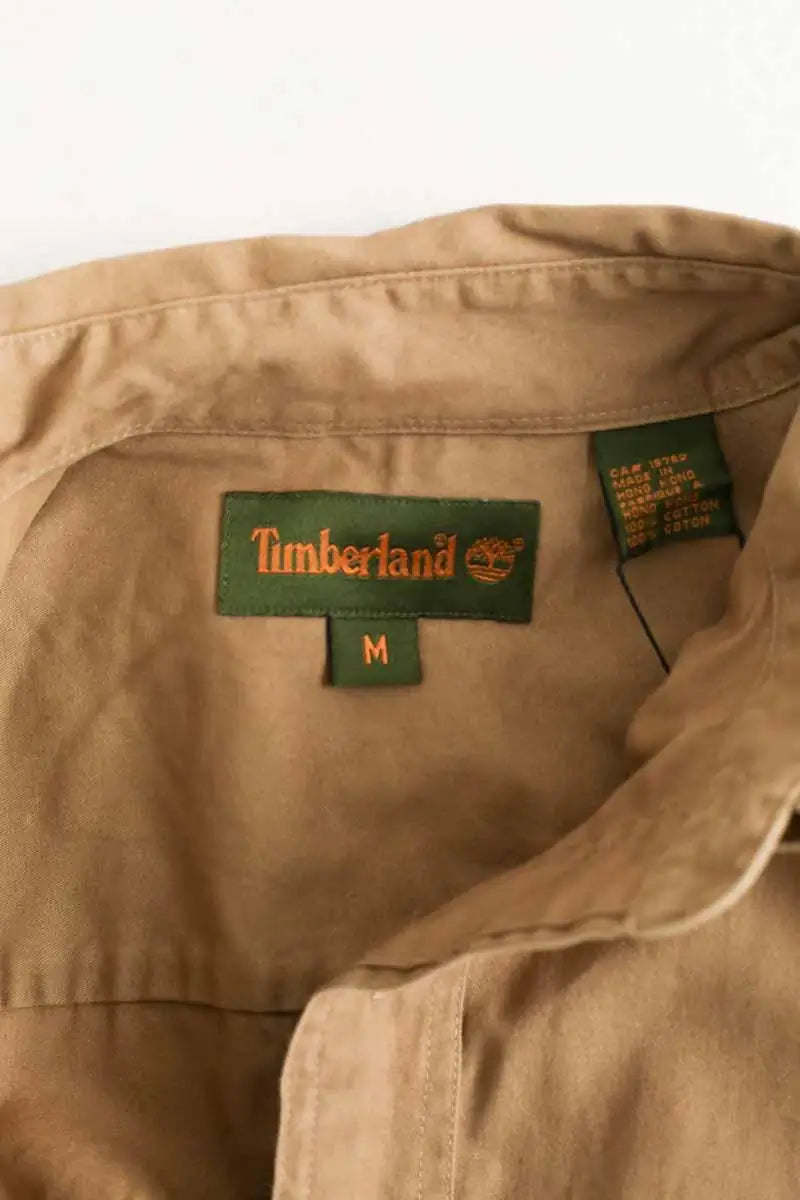 Chemise Timberland Camel en Coton