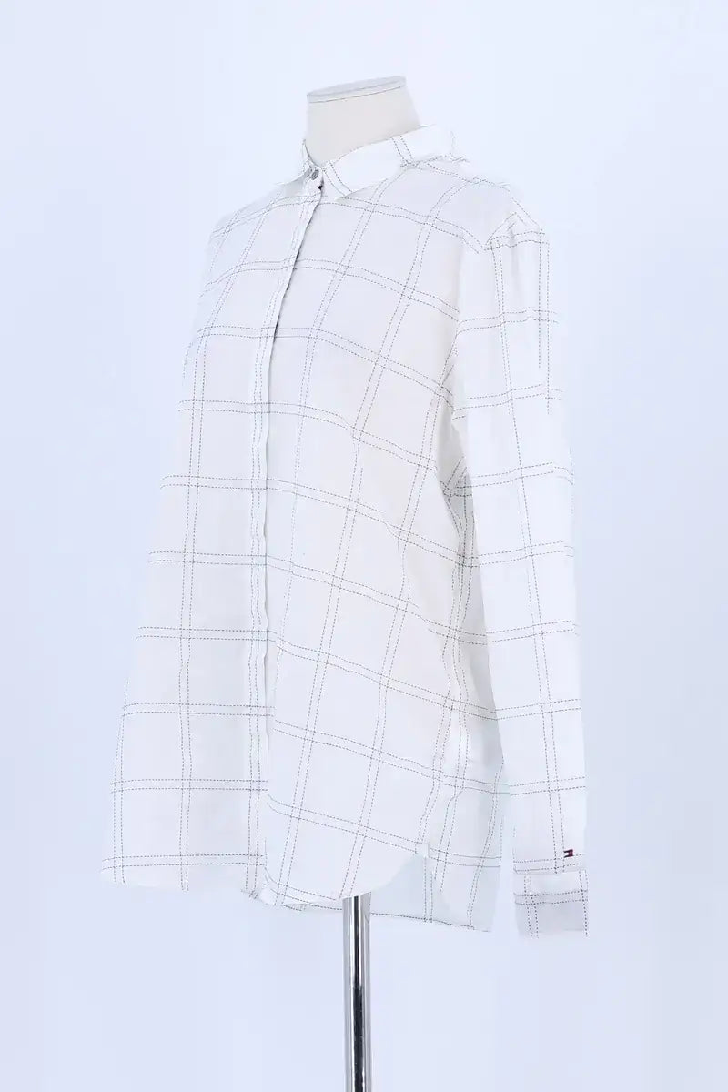 Chemise Tommy Hilfiger Blanc en Coton