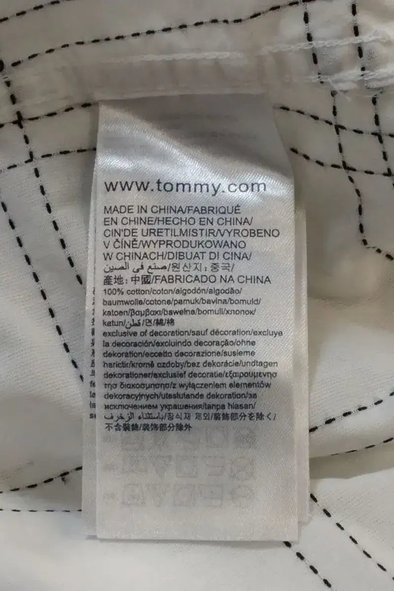 Chemise Tommy Hilfiger Blanc en Coton