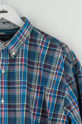 Chemise Tommy Hilfiger Bleu en Coton