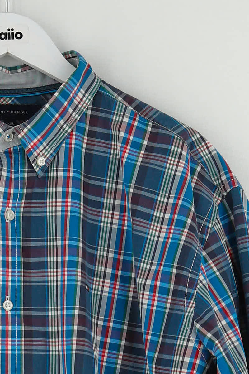 Chemise Tommy Hilfiger Bleu en Coton
