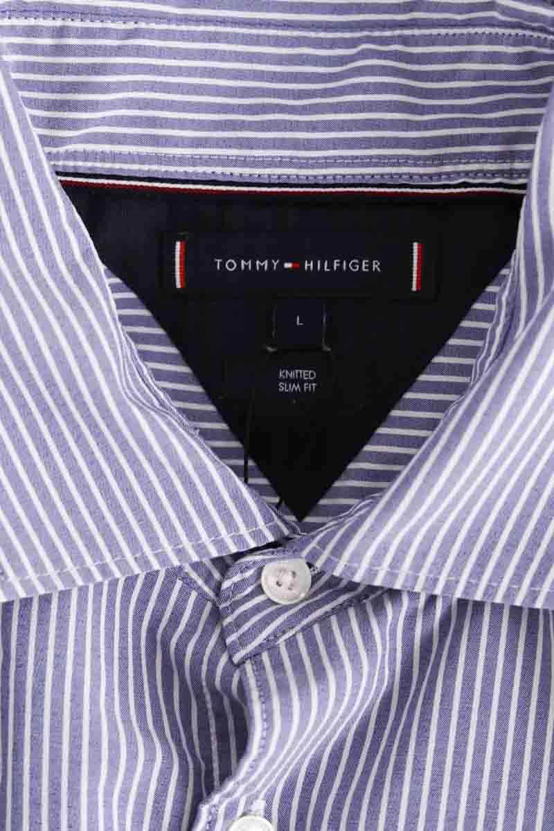 Chemise Tommy Hilfiger Bleu en Synthétique