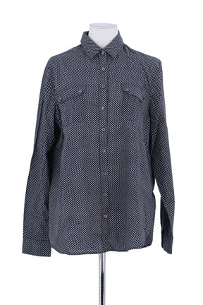 Chemise Tommy Hilfiger Marine en Coton, taille L - Seconde Main