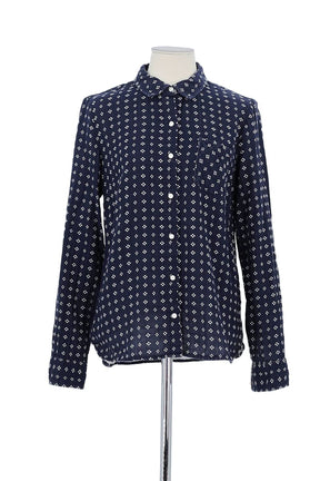 Chemise Tommy Hilfiger Marine en Coton, taille S - Seconde Main