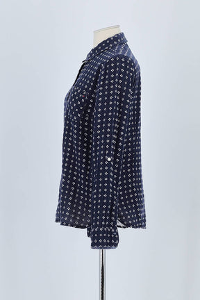 Chemise Tommy Hilfiger Marine en Coton