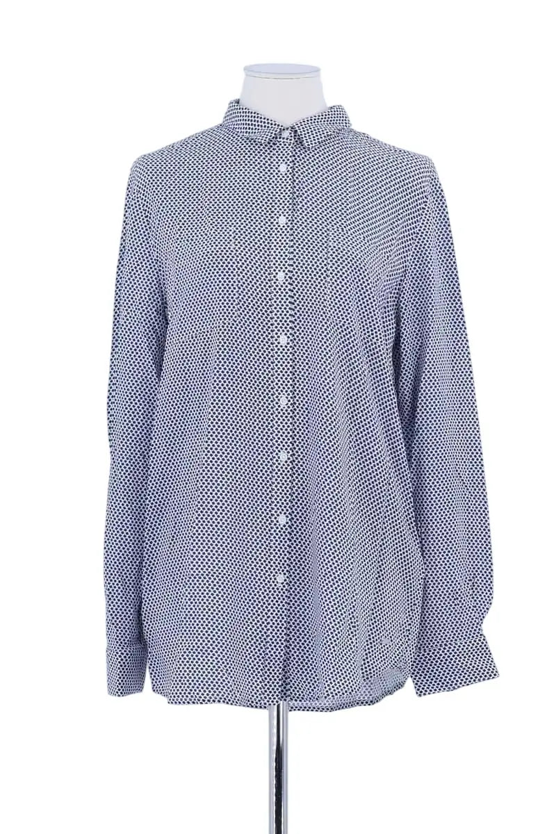 Chemise Tommy Hilfiger Marine en Viscose, taille L - Seconde Main