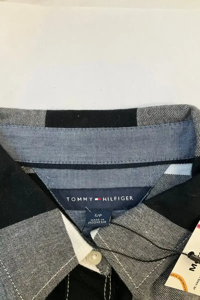 Chemise Tommy Hilfiger Noir en Coton