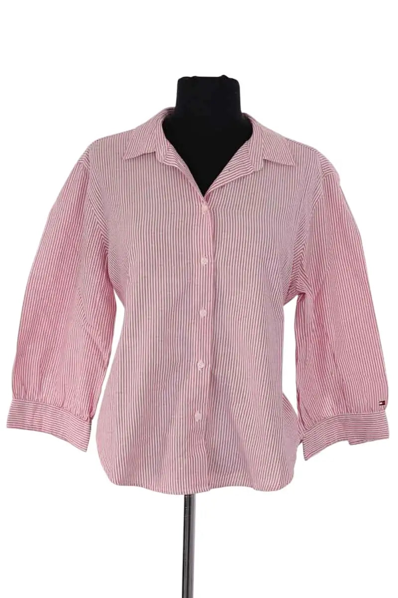 Chemise Tommy Hilfiger Rouge en Coton, taille L - Seconde Main