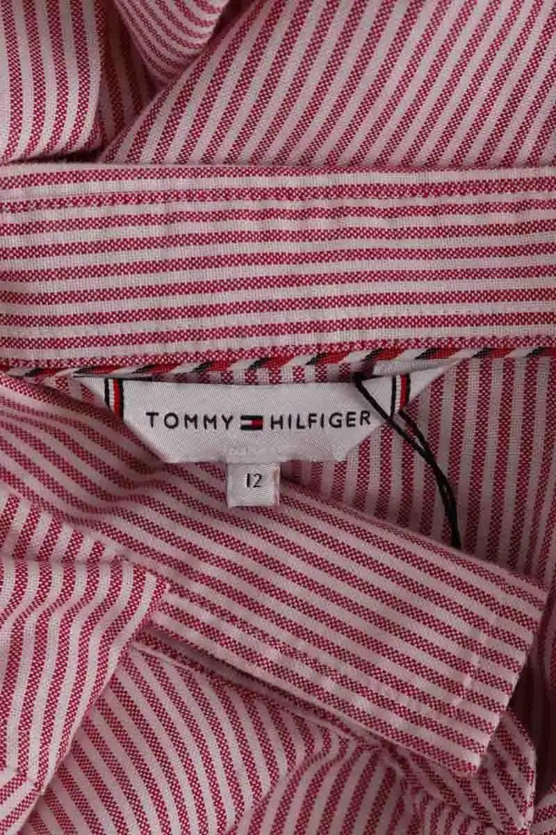 Chemise Tommy Hilfiger Rouge en Coton