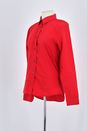 Chemise Tommy Hilfiger Rouge en Coton