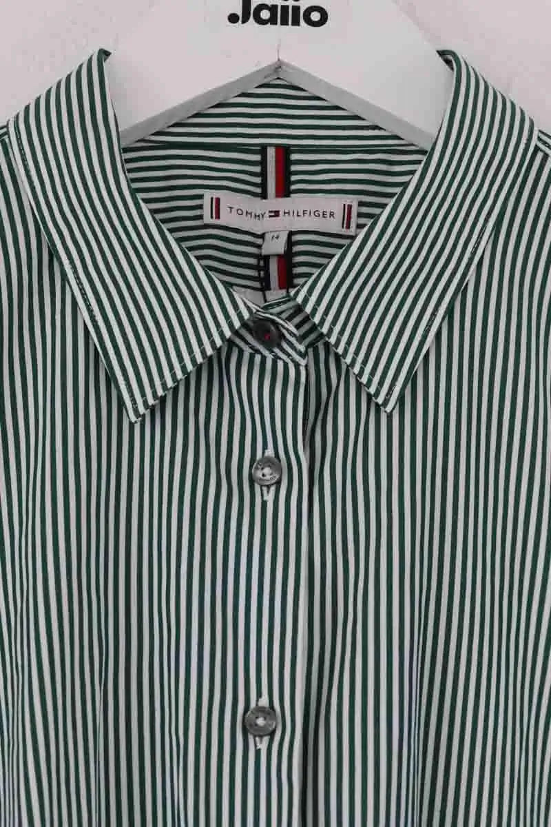 Chemise Tommy Hilfiger Vert en Coton