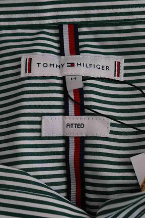 Chemise Tommy Hilfiger Vert en Coton