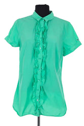 Chemise Tommy Hilfiger Vert en Coton, taille XL - Seconde Main
