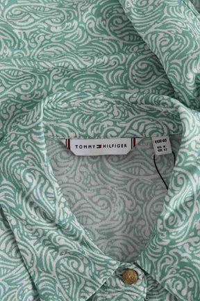 Chemise Tommy Hilfiger Vert en Viscose