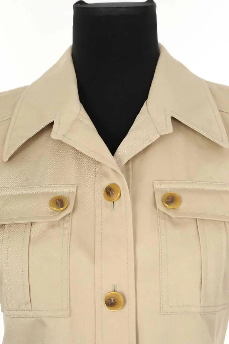 Chemise Tory Burch Beige en Coton