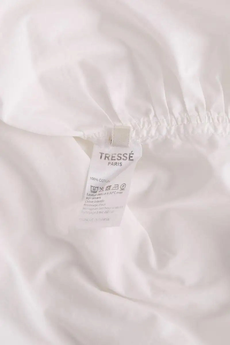 Chemise Tresse Blanc en Coton