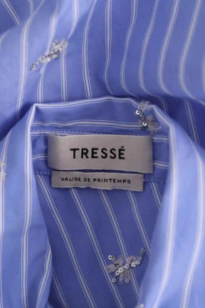 Chemise Tresse Bleu en Coton