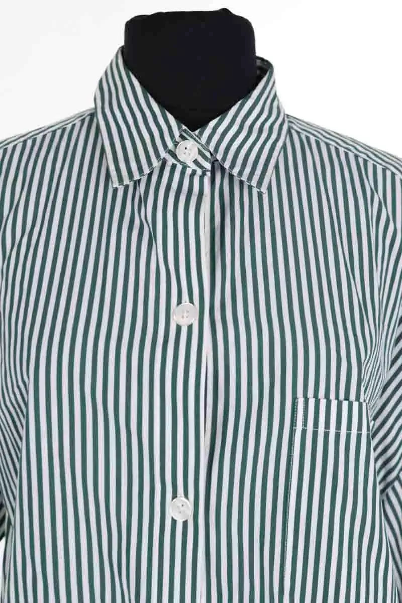 Chemise TWP Vert en Coton